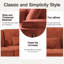 Canapé de 103 po avec 3 coussins 103 po Mid-Century-1750195923-1758266922