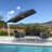 Ronav 10' x 10' Square Cantilever Polyester Umbrella-328065084-270182937