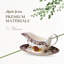 Spode Woodland Sauceboat and Stand - Turkey, 11 Oz, Brown/White, Set of 2