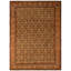 Tapis brun en laine noué à la main 8 pi 3 po x 11 pi 5 po Tabriz