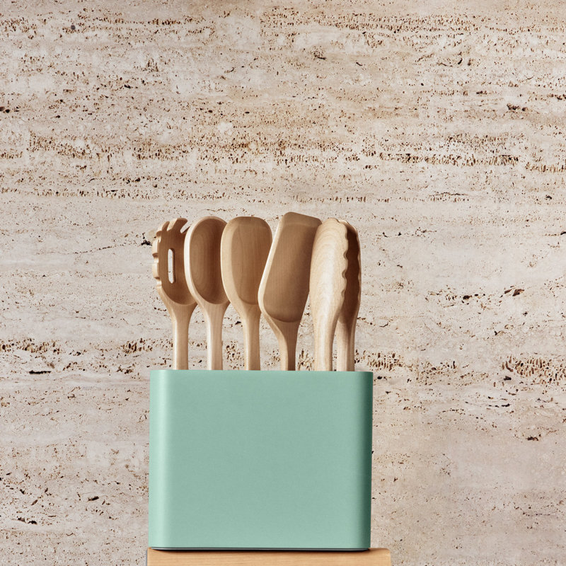 Caraway 14Pc Knife & Utensil Set, Mist