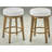 Ceianna Swivel Upholstered Counter Stool with Metal Frame-1728162367