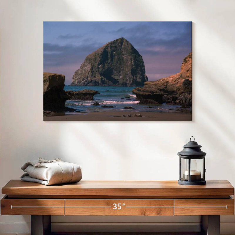 Gillard Oregon Haystack Rock, 16" H x 24" W