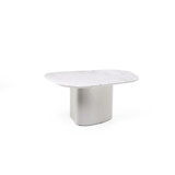 Fiona Organic Dining Table with Marble top