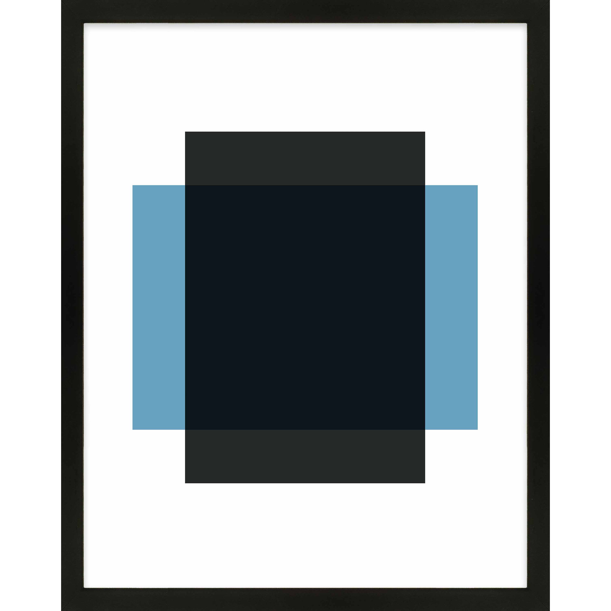 Black & Blue 1 by Jacques Pilon, 30" H x 24" W 