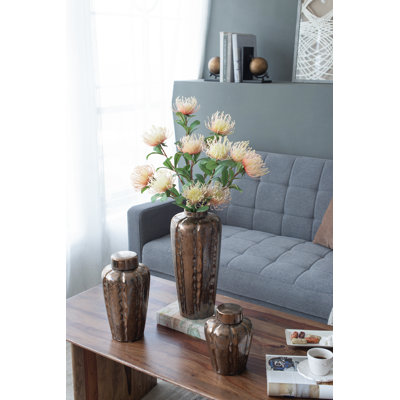 Ensemble de 3 vases de table en céramique Spitzer