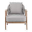 Fauteuil club en corde Orla avec coussin texturé Orla, ensemble de 2-1387026796
