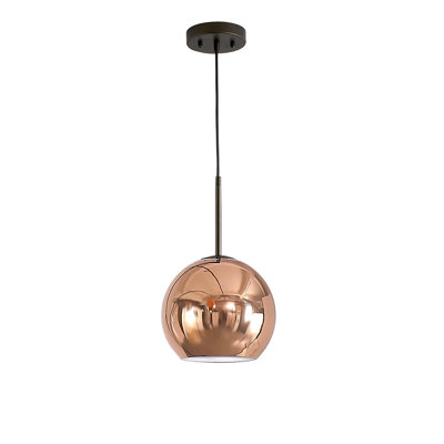Luminaire suspendu en verre Melveen Globe