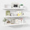 Parece Wall-Mounted Floating Shelves for Bedroom, Living Room