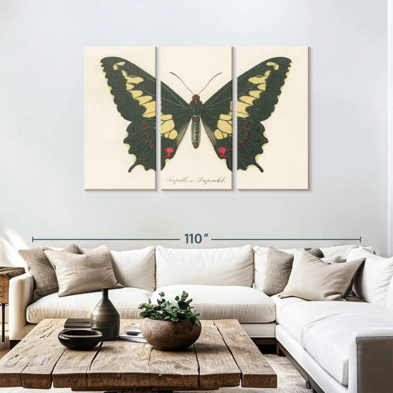 Brampt Natures Butterfly VI, 48" H x 74" W
