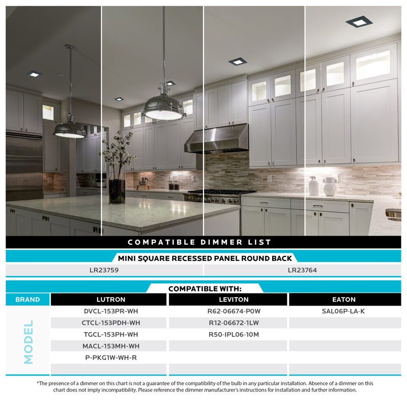 6'' Selectable Color Temperature Dimmable Air-Tight IC Rated LED Canless Recessed Lighting Kit