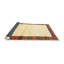 Tapis contemporain beige / orange / rouge-2113849421