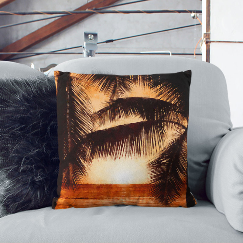 Square Cushion, 55cm H x 55cm W x 20cm D, Black