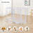 Clear Transparent Dog Playpen, 6 Panels-650914964
