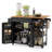 41.7" Rolling Wood Kitchen Island Cart-2031172371