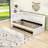 Upholstered Twin Daybed with Trundle, LED Lighting and USB Ports-106490994
