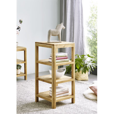 Artemisia 83 cm H x 40 cm W Solid Wood Etagere Bookcase