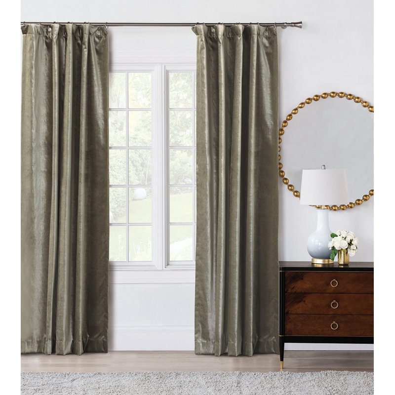 Panneau de rideau simple obscurcissant avec passe-tringle Ezra, L 48 po x L 108 po
