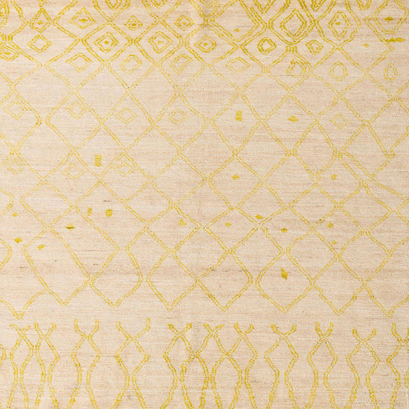 Tapis abstrait moderne 5072, Carré 4 pi