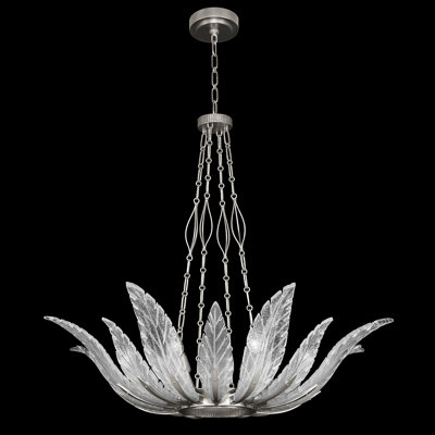 Luminaire suspendu rond 39 po Plume