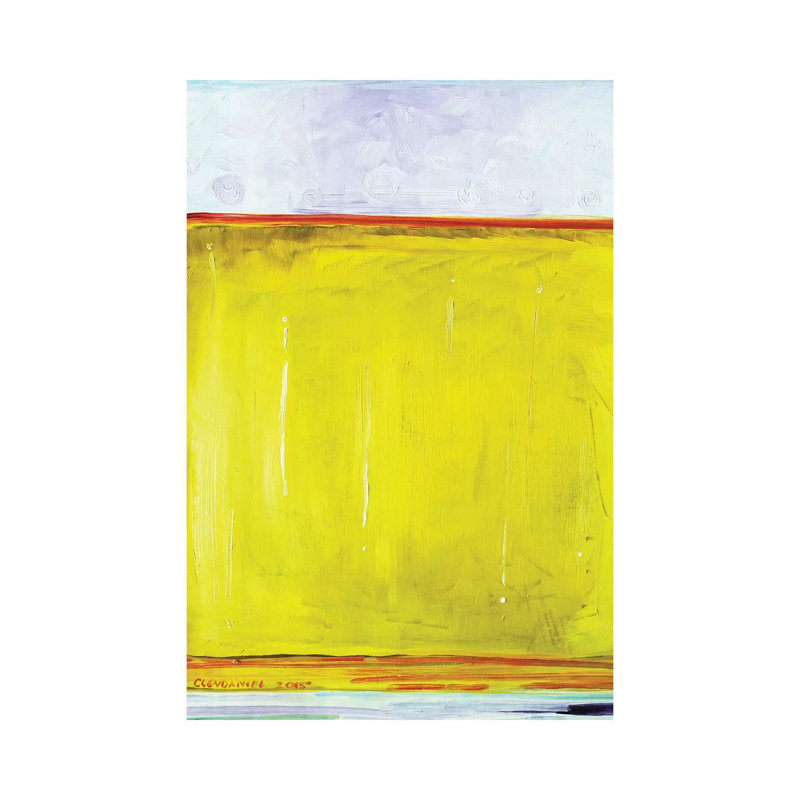«Rothko Pint» par Scott Clendaniel - peinture sur toile tendue, H 12 po x l 8 po x P 0,75 po