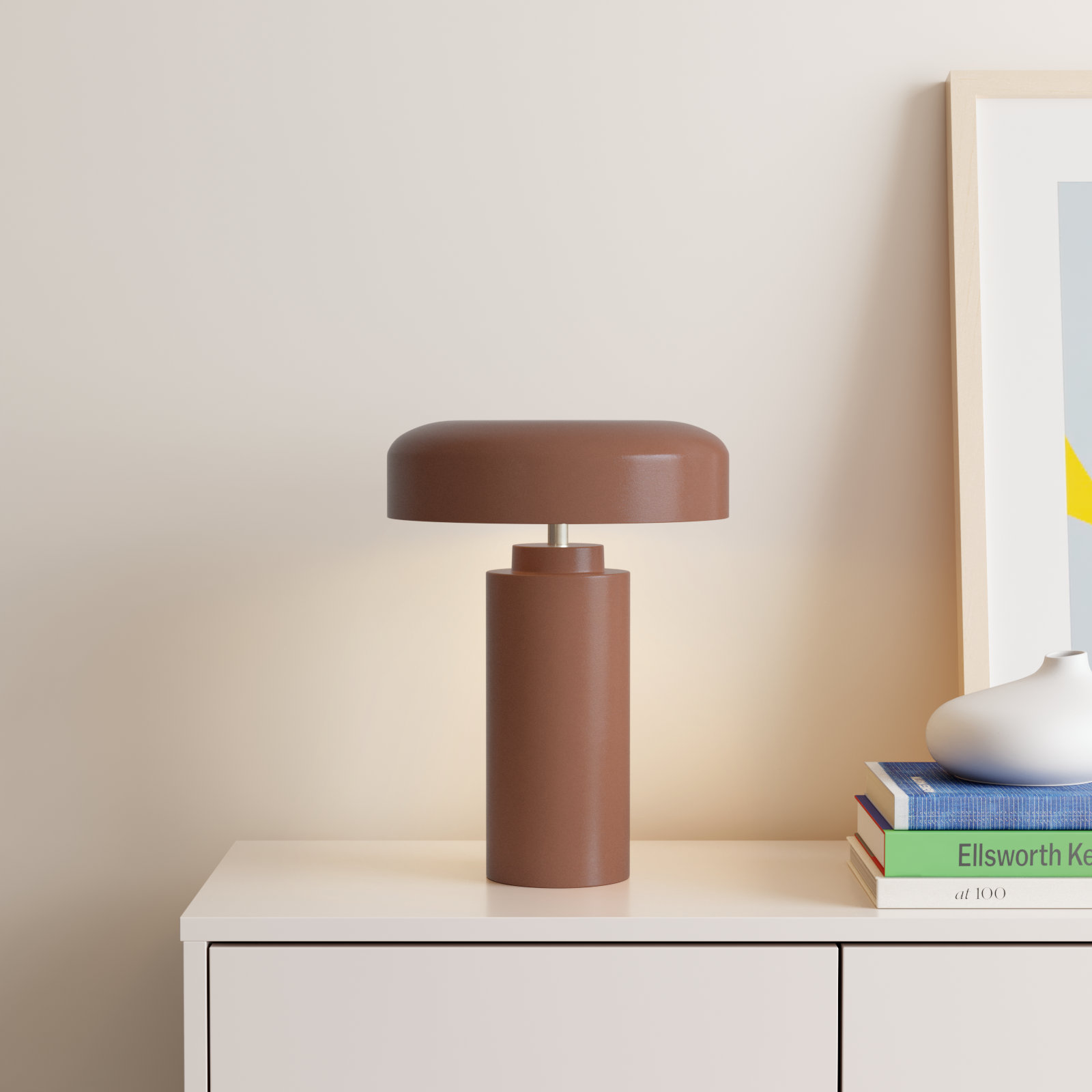 Hardacre Ceramic Table Lamp, Canyon Clay