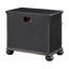 Table de chevet 3 tiroirs noire