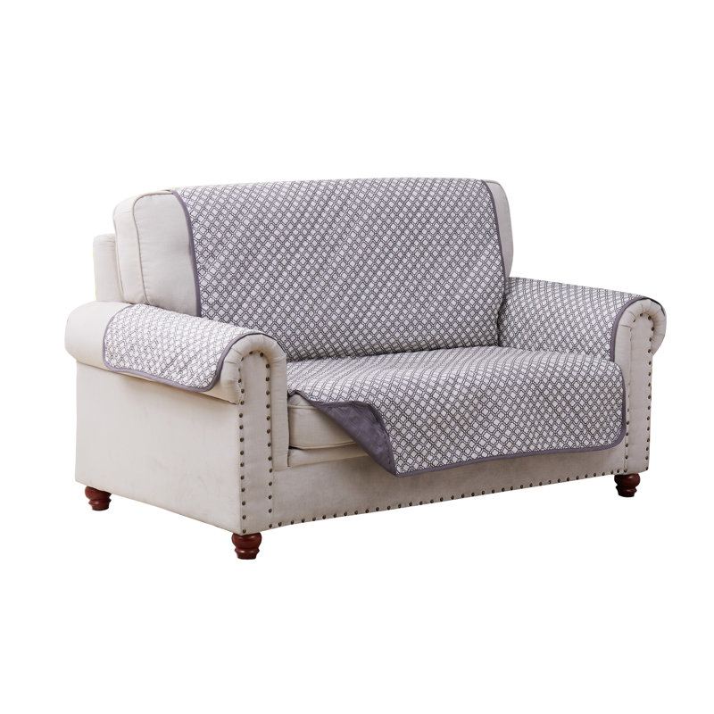 Housse pour causeuse à coussins carrés/rectangulaires, Ferronnerie grise