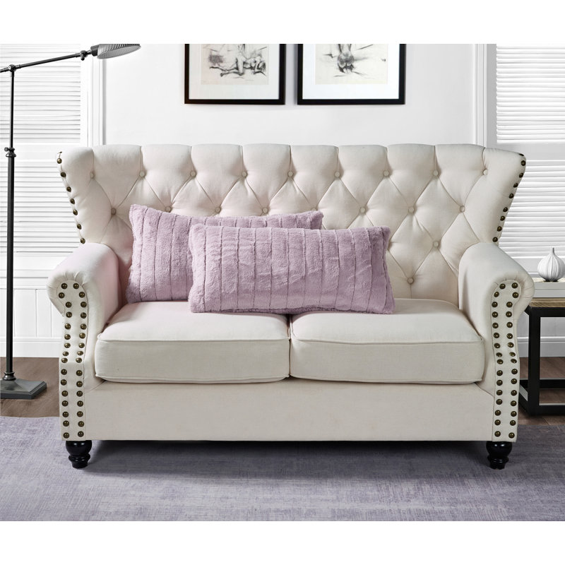 Housse de coussin en polyester Super Mink, Lilas bruni