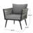 Dirayr Metal Outdoor Lounge Chair-31470445