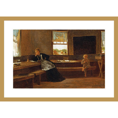 «The Noon Recess» par Winslow Homer, impression giclée sur cadre