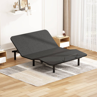 Structure de lit réglable Boltz avec télécommande câblée et tissu Oxford