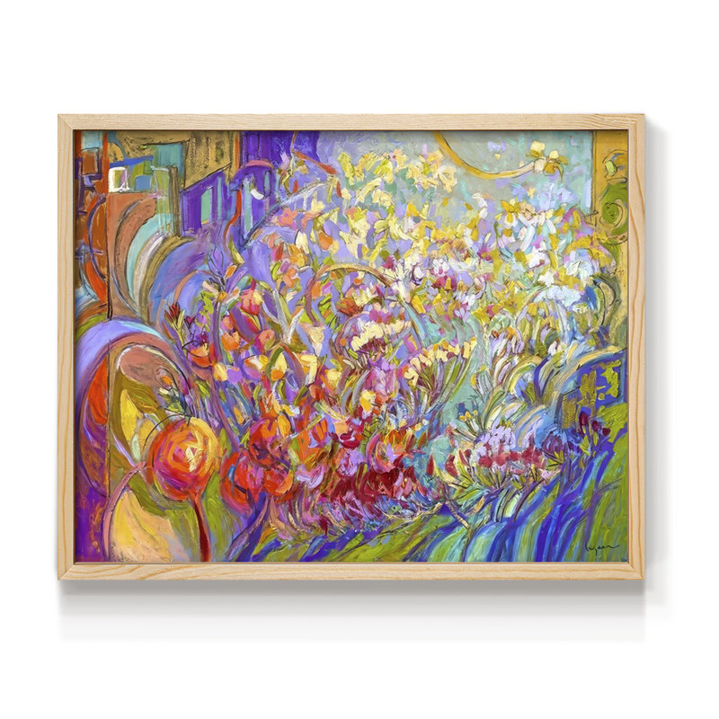 «Peaceful April Morning» - reproduction encadrée - Restickable, H 11 po x l 14 po, Naturel