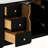 48" Mid-Century Glam Rattan Single Sink Bath Vanity with Engineered Marble Top-1713402127