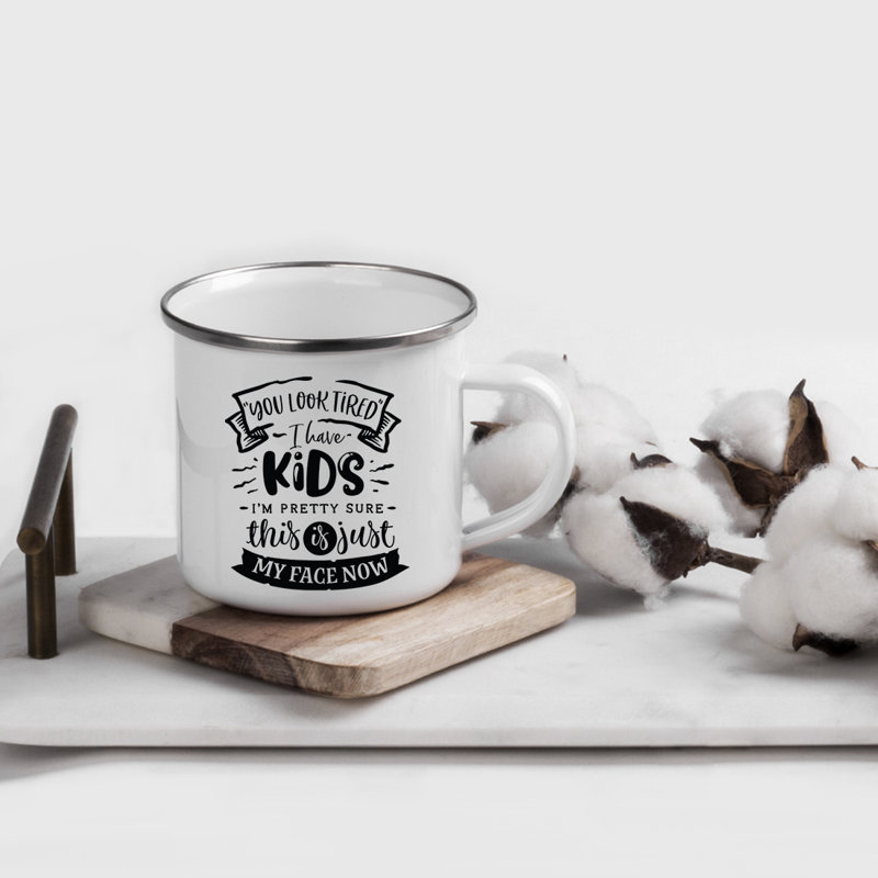 Stainless Steel Camping Mug, Tired