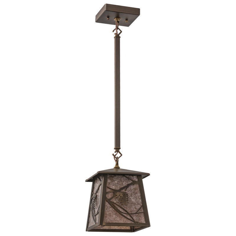Rustic Lodge 1 - Light Pendant, Silver
