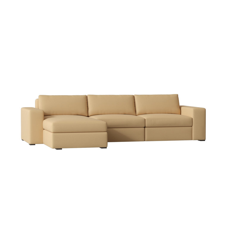 Liam Chaise Sectional, Siena 69, Brown Mahogany, Left Hand Facing