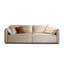 Coussin blanc modulaire 100% polyester-414678885
