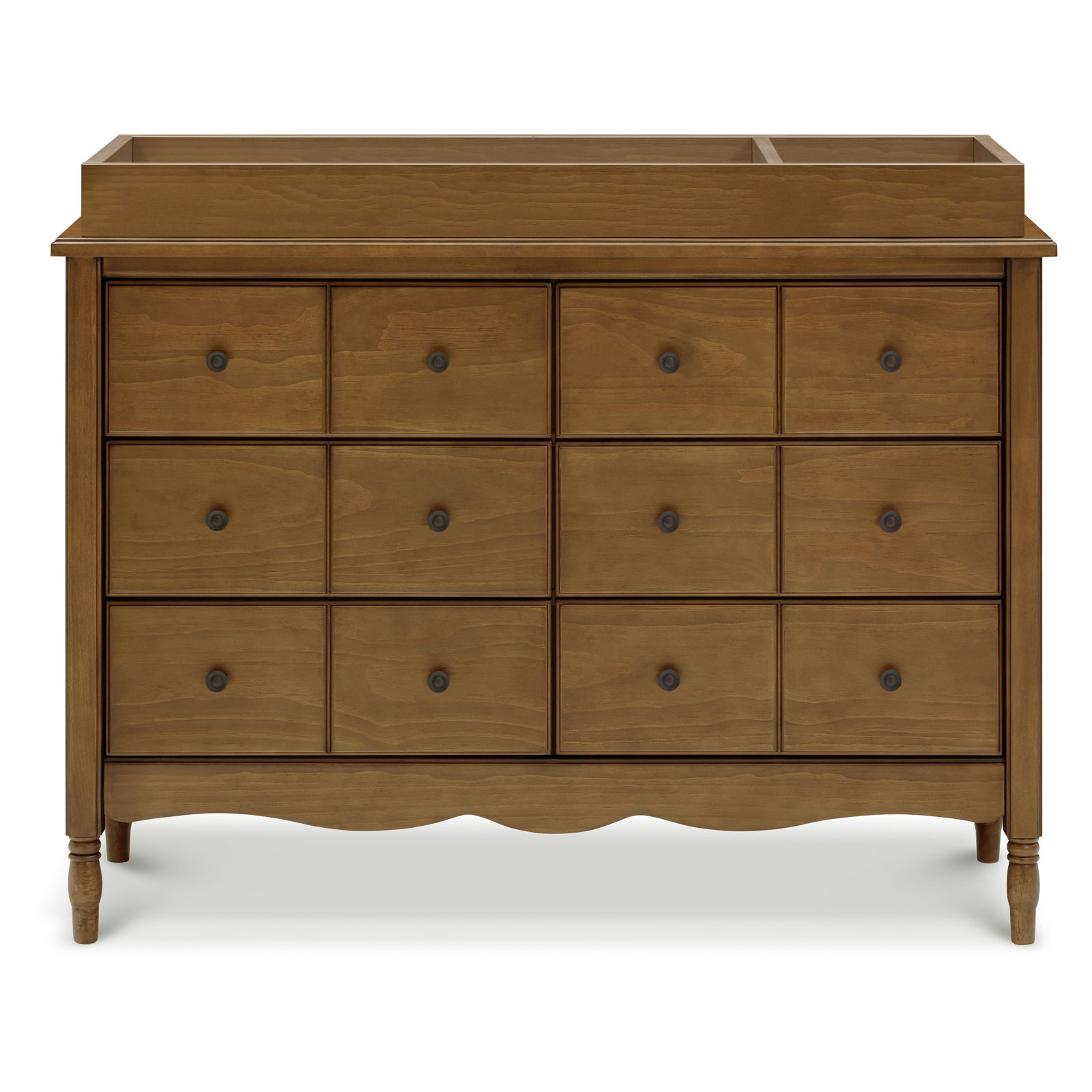 Liberty 6-Drawer Double Dresser, Natural Walnut