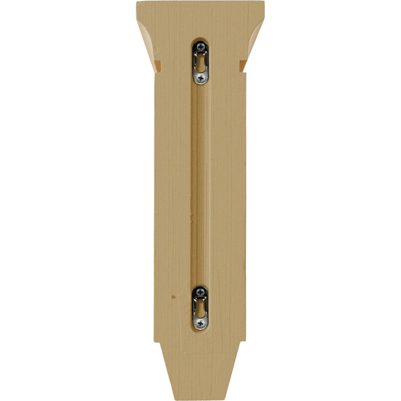 Corbeau en bois Lucan, H 10 po x l 3,375 po x P 6,75 po, Aulne