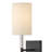 Sophisticated 21.5 in. Crystal Stem Single Light Tall Wall Sconce-129518393