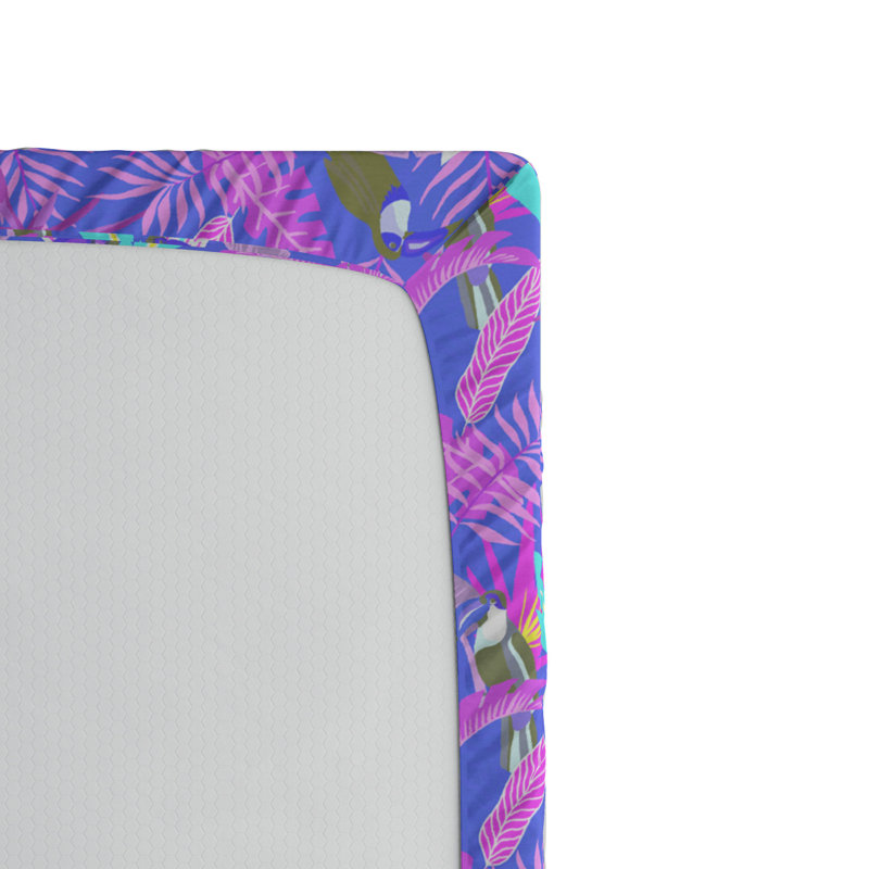 Microfiber Floral Fitted Sheet, Twin XL Fitted Sheet