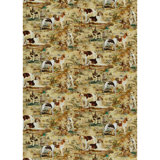Festival Mulberry Hounds Cotton Blend Performance Fabric