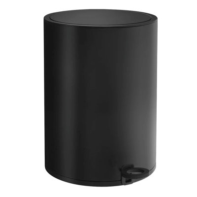 Bathroom step can 1.5 gallon with soft close lid & inner plastic liner