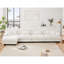 Canapé modulaire 4 places à assise profonde avec 1 repose-pieds convertible pour salon, appartement, studio et bureau-1836096225-1836096227