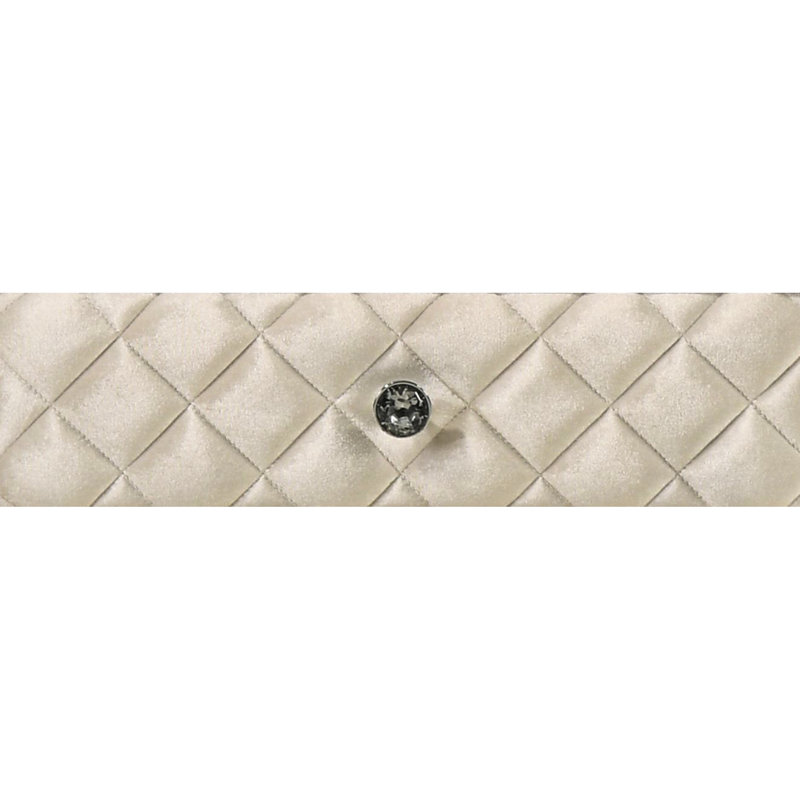 Table de chevet beige avec velours beige