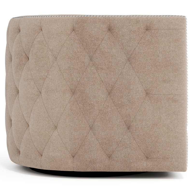 Palazzo Swivel Barrel Chair, Taupe 1583-200
