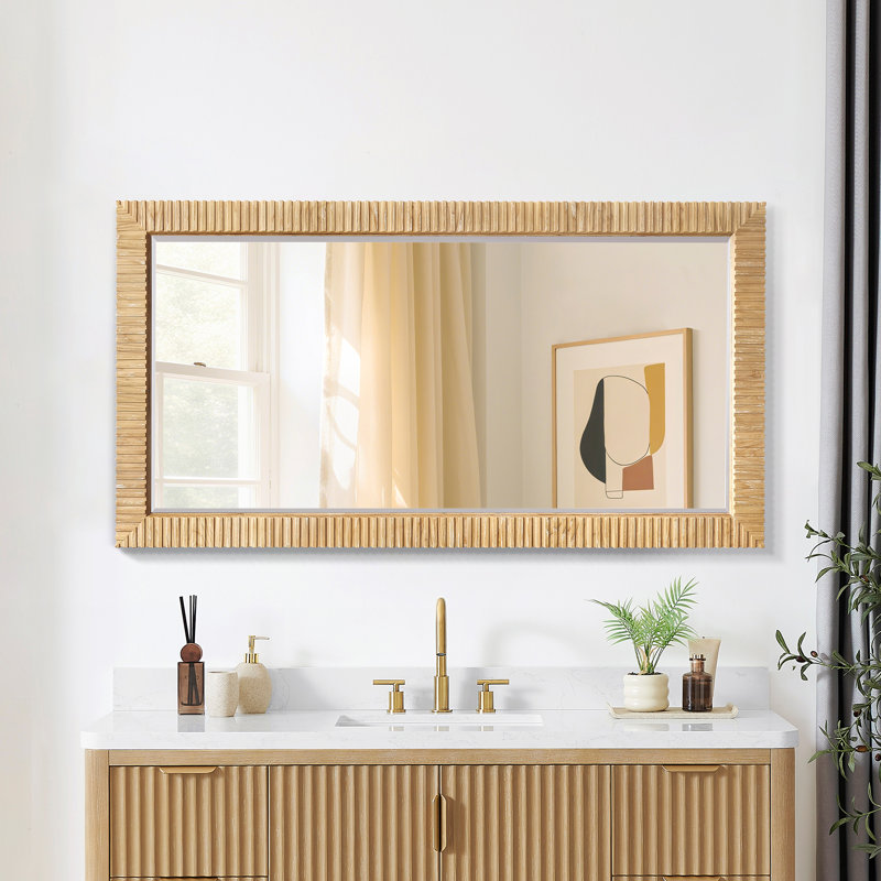 Miroir de salle de bain mural Osaka, 31,9 po x 59,4 po