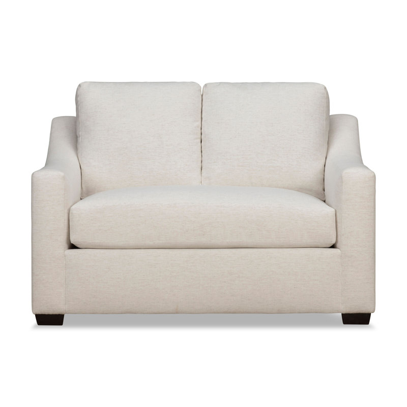Causeuse rembourrée Cranbrook, Chenille Nompton Snow Crypton®