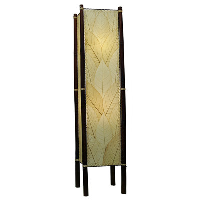Quintan 48'' Black Column Floor Lamp